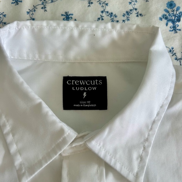 Boys Crewcuts Ludlow 100% Italian Wool blue suit set with tuxedo shirt sz 12 - Picture 3 of 10